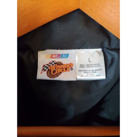 Nascar Winners Circle Dale Earnhardt Jr. Full Zip Nylon Jacket. Amp Energy 88. L - Picture 3 of 3